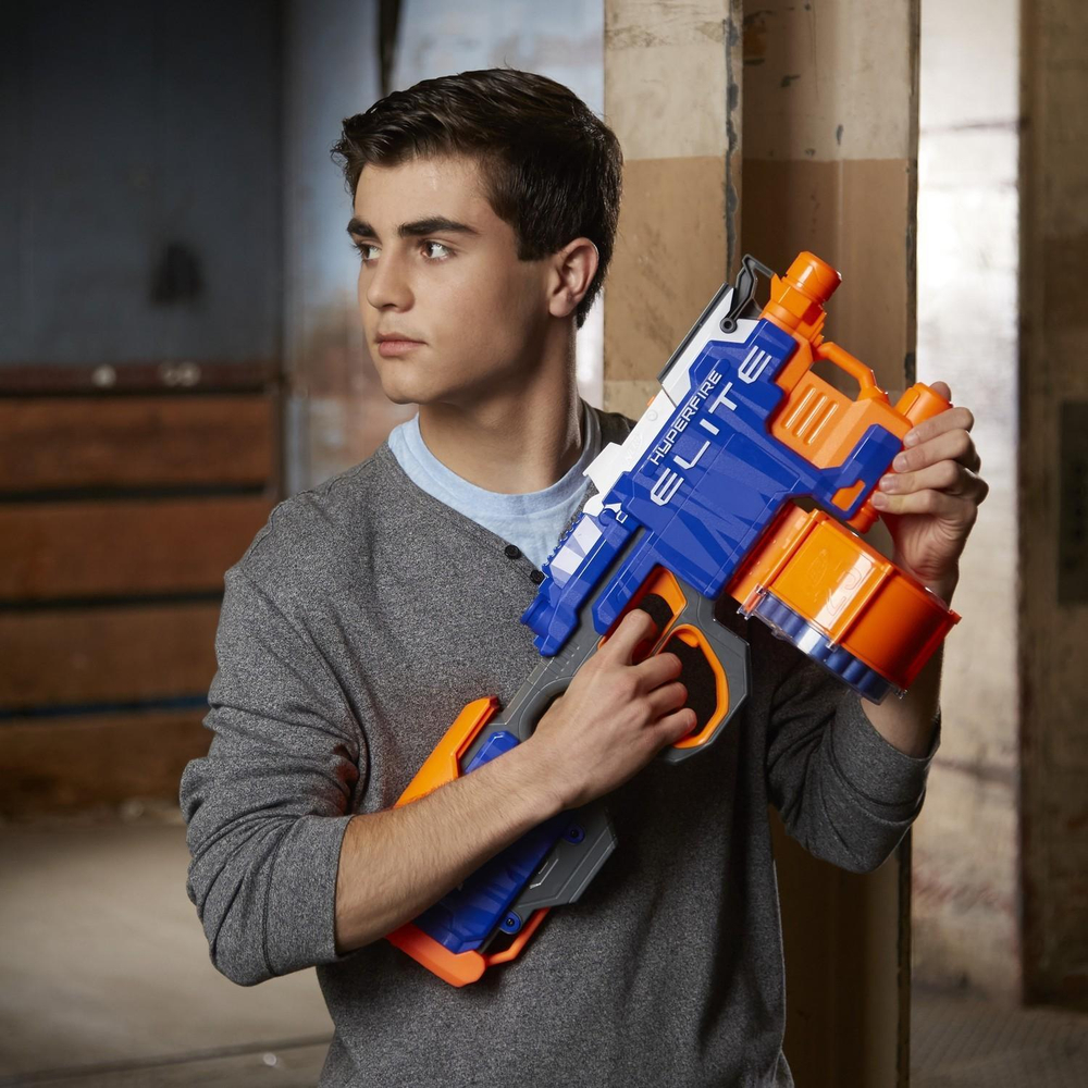 Hasbro: Бластер Nerf Элит Хайперфайр — N-Strike Elite HyperFire B5573EU4 — Нерф Нёрф Хасбро