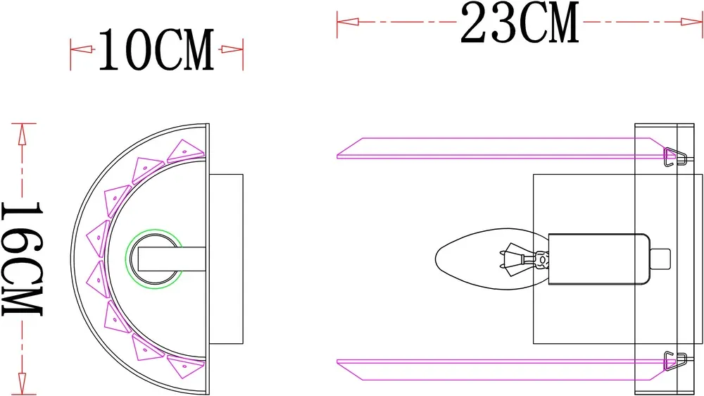 Настенный светильник Arte Lamp SECUNDA