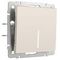 Выключатель Werkel одноклавишный проходной с подсветкой айвори матовый W1112162 4690389191824