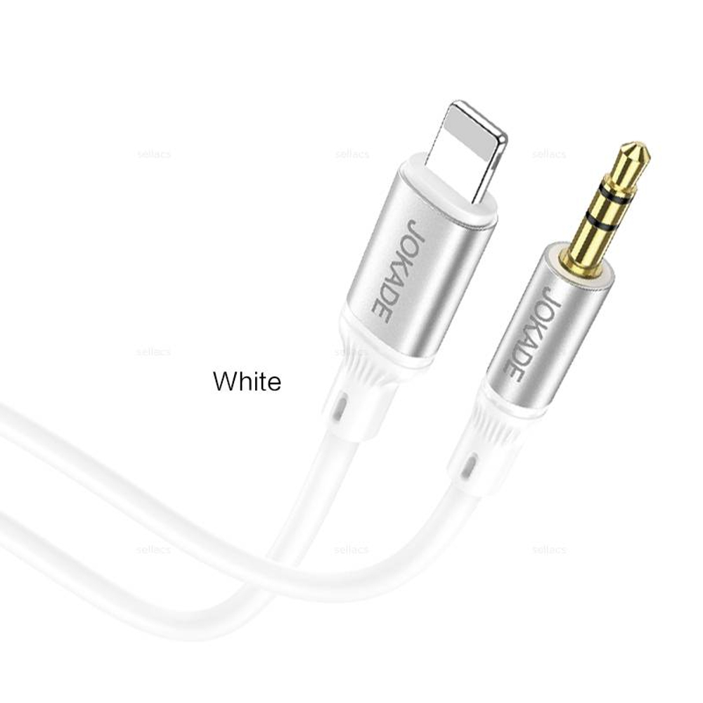 Аудио кабель AUX для Lightning Jokade JA109 1m (white)