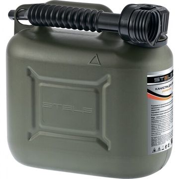 Канистра для ГСМ вертикальная, 10 л., пластиковая, усиленная  Stels 53126