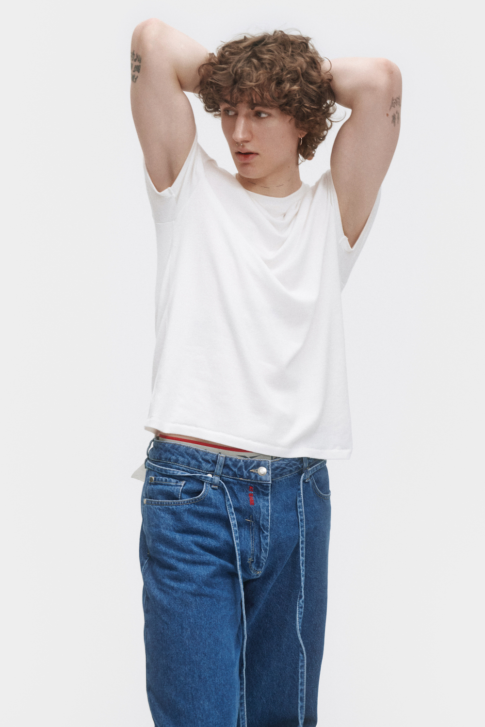 Джинсы свободные мужские Men Jeans Relax Dark blue