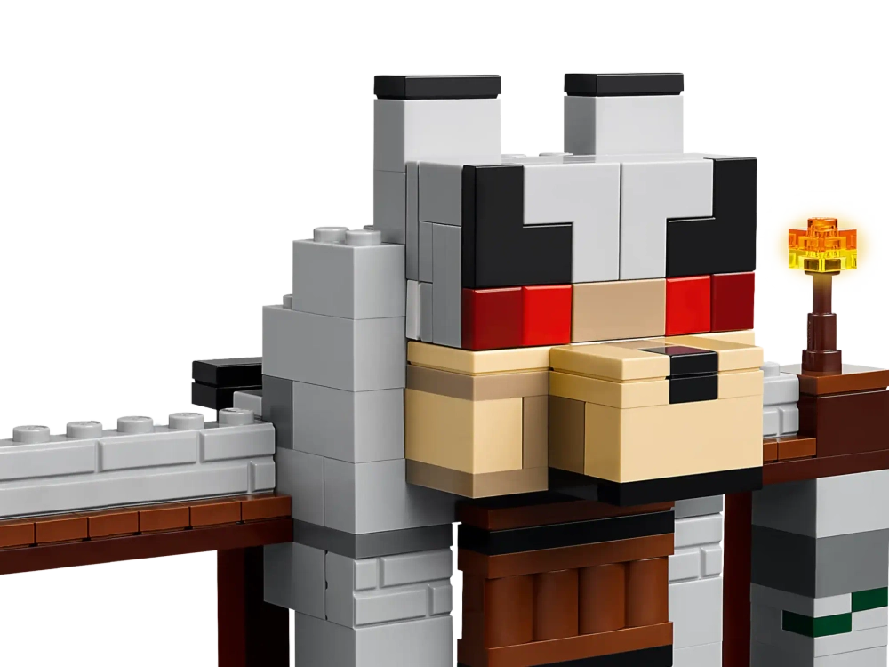 Конструктор LEGO Minecraft 21261 Волчья крепость