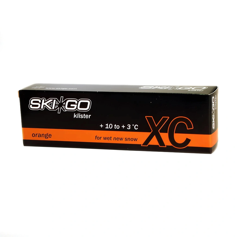 Смазка для лыж SkiGo Жидкие мази клистеры XC Klister Orange +3/+10 (для мокрого нового снега)