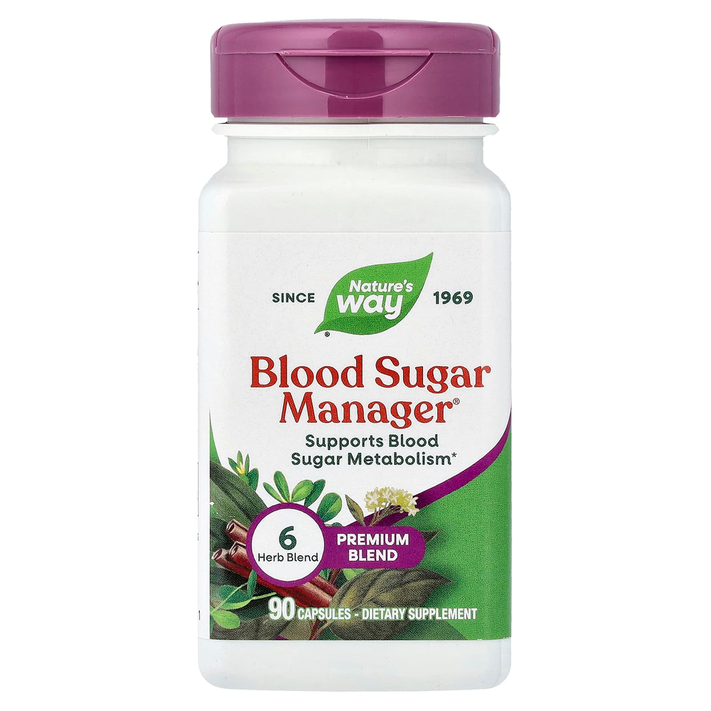 Nature's Way, Blood Sugar Management®, 90 капсул