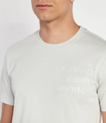 Футболка DIFFUSED STACKED CALVIN KLEIN JEANS - пепельный(J30J325189)