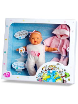 Кукла BERJUAN мягконабивная 30см Lloron (12110)