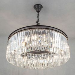Citilux Мартин CL332161 Люстра хрустальная подвесная Прозрачная