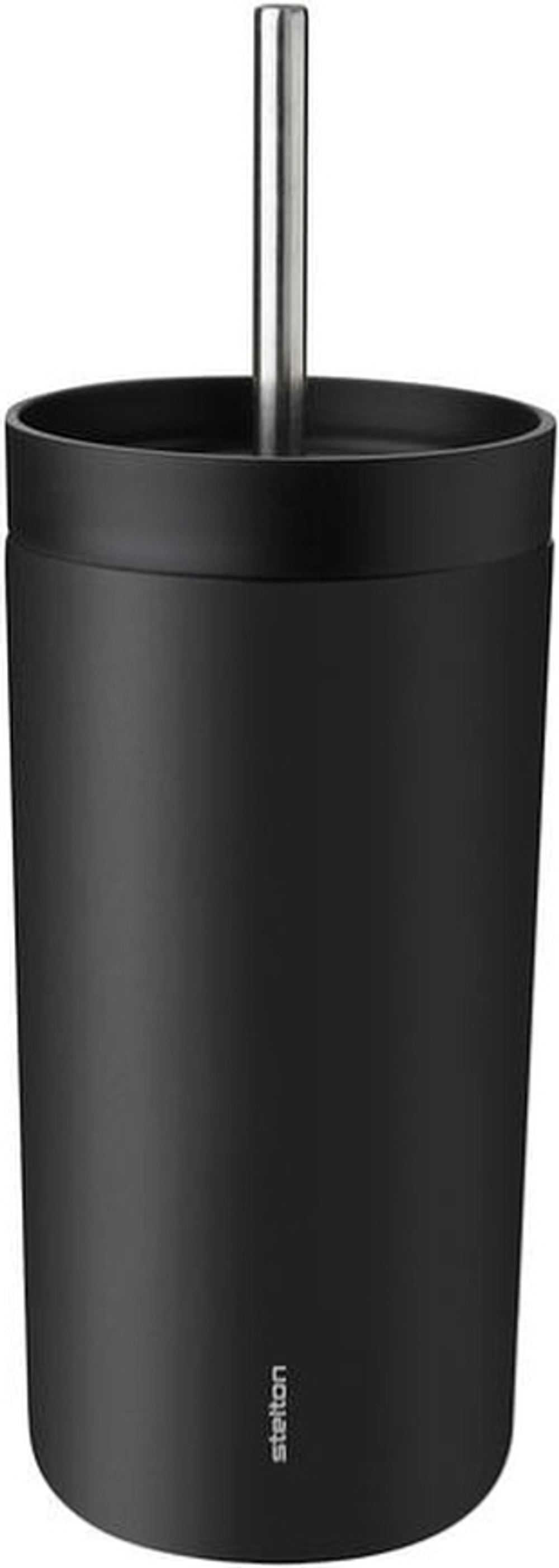 Термокружка Stelton, To-Go Sip, 400 мл, нержавеющая сталь, чёрная