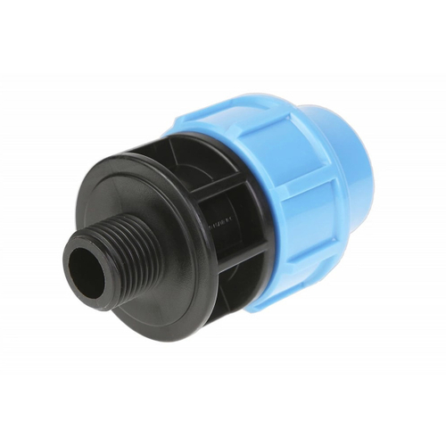 Муфта комбинированная полипропиленовая Джилекс, с наружной резьбой, 25 x 3/4" П