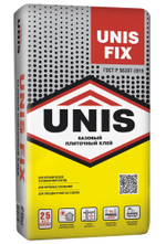 Клей UNIS FIX для керамической плитки  25кг