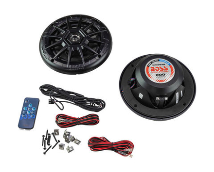 Акустика 6,5",  RGB подсветка, черный