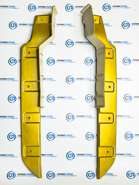 Накладка бампера X3000 (правая) SHACMAN DZ97259624008 золотая