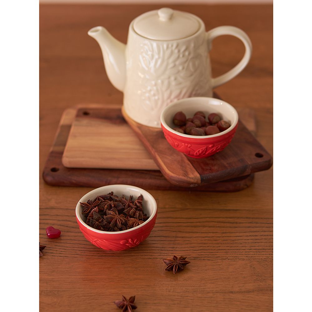 Набор пиал Birds of Paradise, 190 мл, красные, 2 шт.