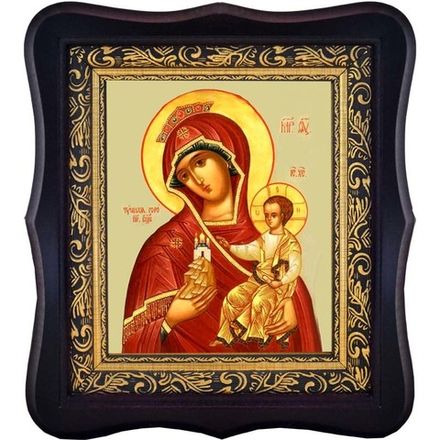 Тучная гора. Икона Божьей Матери на холсте.