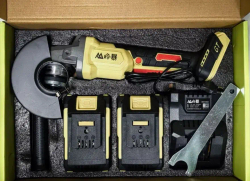 Угловая шлифмашина Fengbao 5230, с 2 АКБ по 6.0Ач