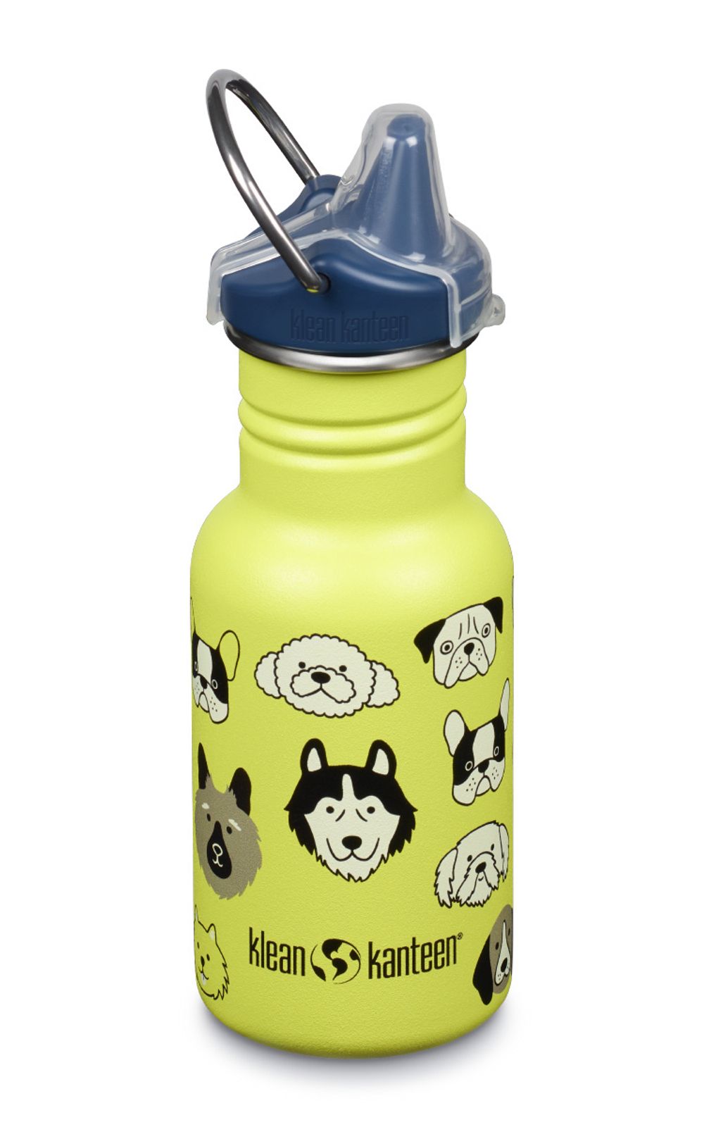 Детская бутылка Klean Kanteen Kid Classic Narrow Sippy 12oz (355 мл) Dogs