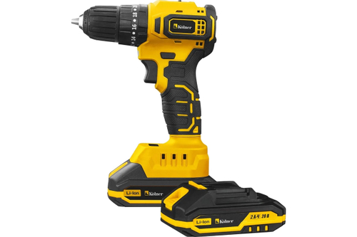 Дрель-шуруповерт аккумуляторная Kolner KCD 20В 0-450/1700об/мин 45Нм 2Ач 20/2BLC(2аккум) кейс