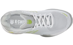 Женские теннисные кроссовки K-Swiss Hypercourt Express 2 HB - white/grey violet/lime green