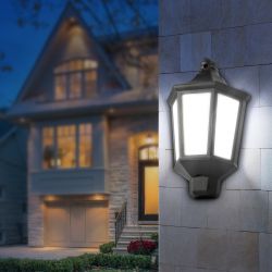 Садово-парковый светильник ЭРА «Ника» НБУ 06-60-003 60Вт черный белое основание матовый | Садово-парковые светильники