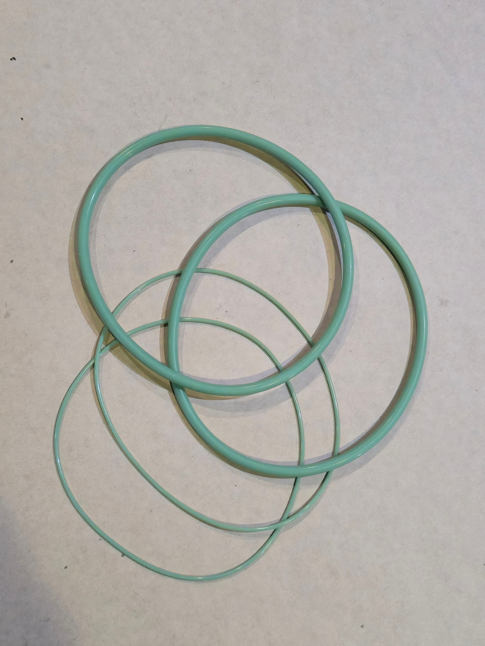 Кольца уплотнительные (комплект на одну гильзу) (силикон) (Строймаш)