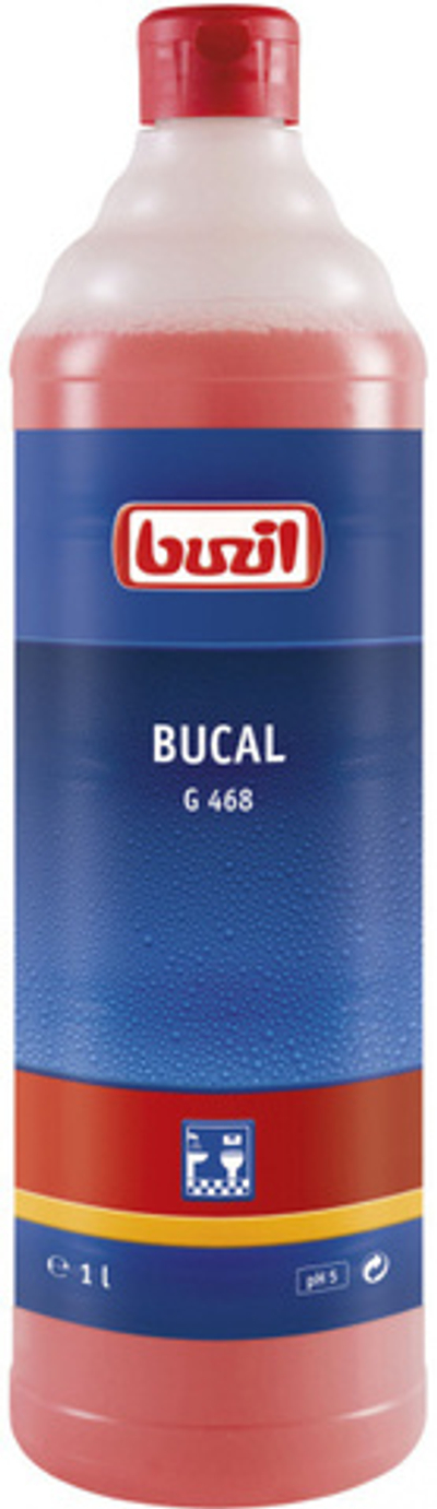 Bucal, средство для чистки сантехники, не содержащее кислоту, Buzil 1 л.