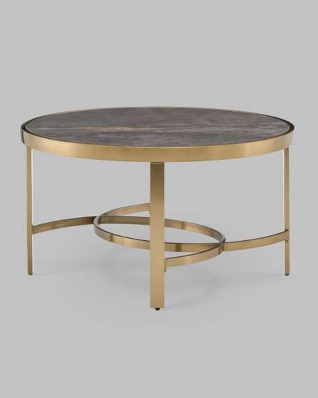 Журнальный столик Адриана 80*80 см серая керамика