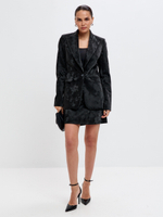 Жакет Скарлет из экокожи в оттенке опал