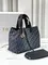 Сумка Dior Toujours Жаккард Denim Dior Oblique синего цвета