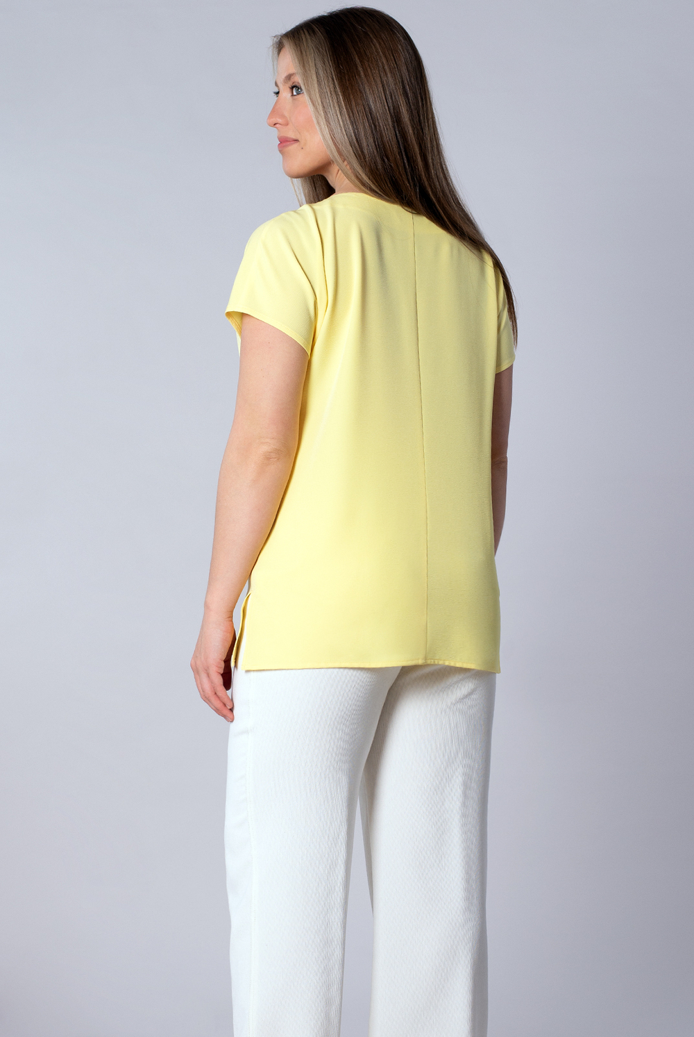 Блузка женская 3256зпа, желтый #476Жел093256зпа