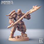 Орк Полуорк Воин Паладин Варвар Файтер Рыцарь миниатюра для dnd, днд, pathfinder, фентези, Настольная игра, НРИ, Варгейм, РПГ