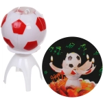 Свеча для торта раскрывающийся цветок «Мяч» (5 свечей), Красный