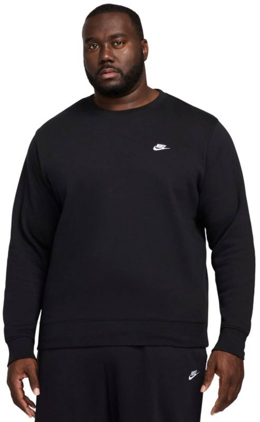Куртка теннисная Nike Club Fleece Crew - Black