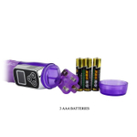 Вибратор с ротацией Up and Down Love - 24 см. (Цвет: фиолетовый)