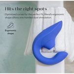 Бесконтактный клиторальный стимулятор Womanizer Blend, голубой