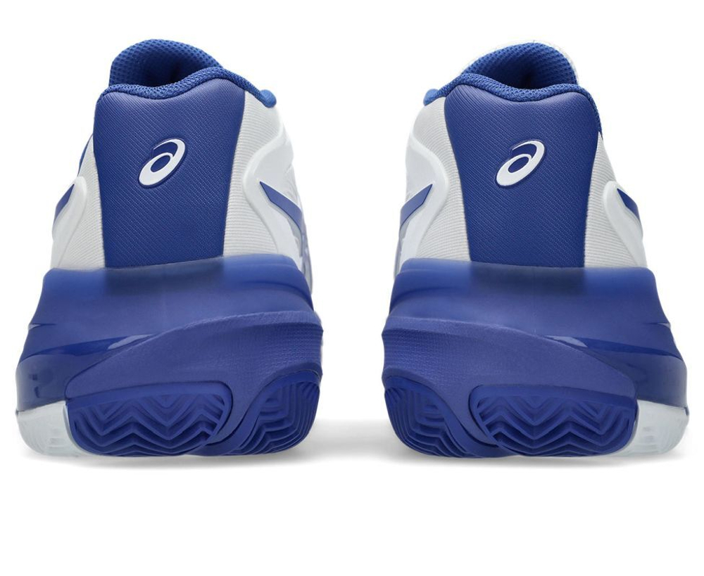 Мужские кроссовки теннисные Asics Gel-Resolution X Clay - белый/темный кобальт