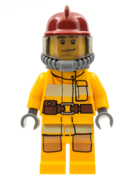Минифигурка LEGO cty0307 Пожарный