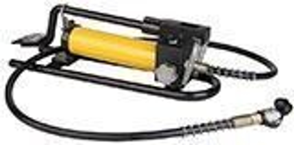 Насос ножной гидравлический НГН 700-0.55 (700бар, 0.55л, РВД 1.8м), двухступенчатый