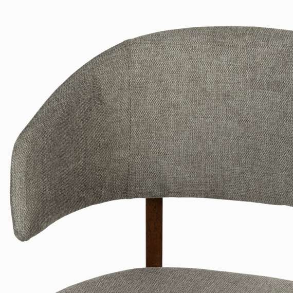 Стул Lolly, орех, серая обивка