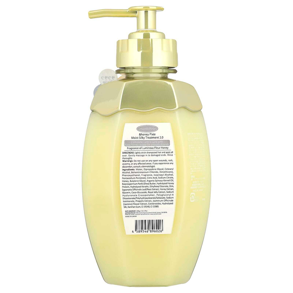 &honey, Pixie Moist Silky Treatment, Luminous Fleur Honey, 440 г (15,5 жидк. Унции)