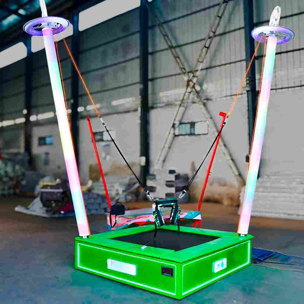 Банджи-батут «Космо-джамп», 1-местный, 2×2×4 м