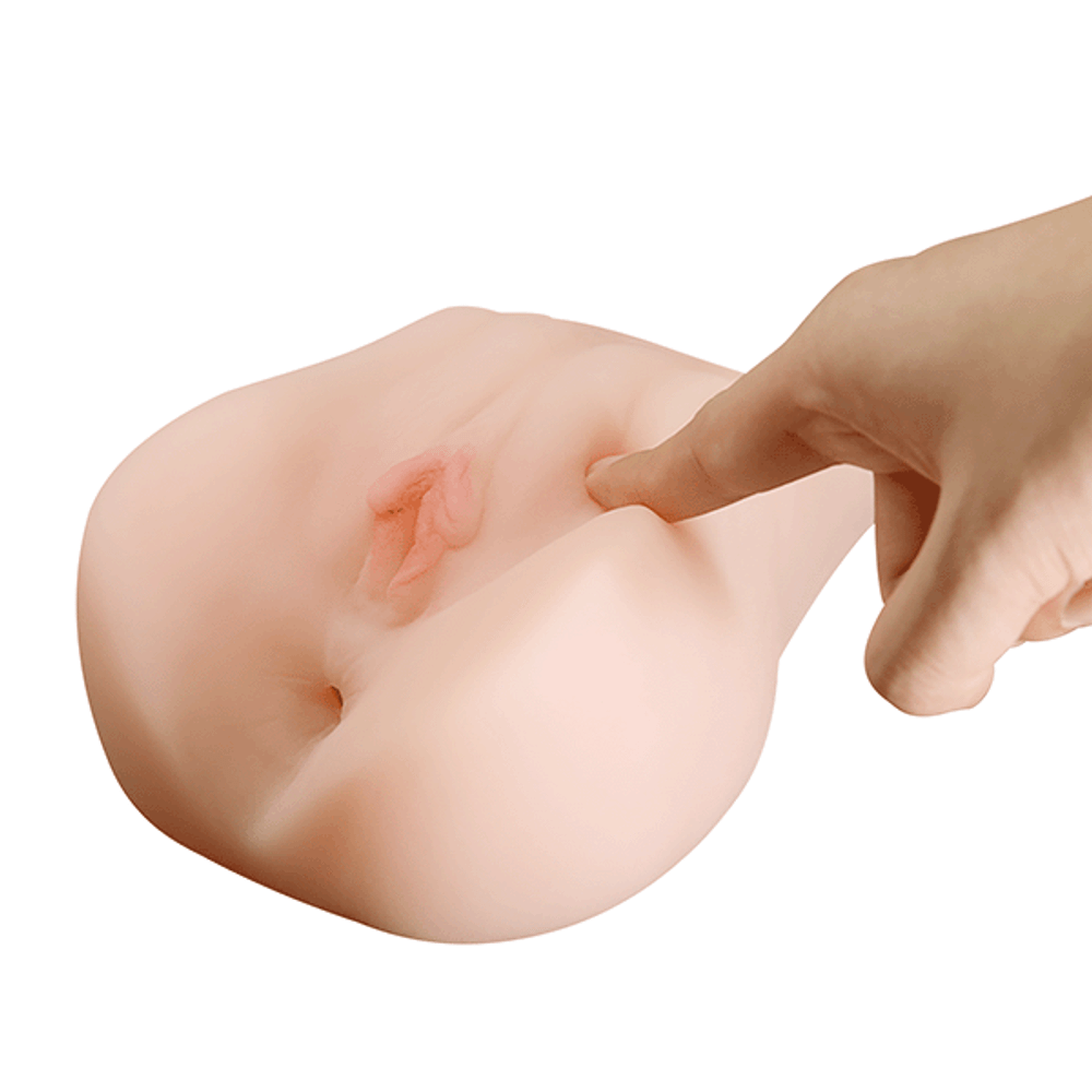 Вибро-мастурбатор 18х11х9,5см вагина и анус Baile Passionate Pussy & Ass BM-009106