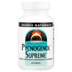 Source Naturals, Пикногенол Supreme, 30 таблеток