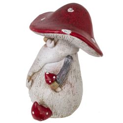 GAEM Фигурка декоративная "Гриб", L11 W10 H15 см