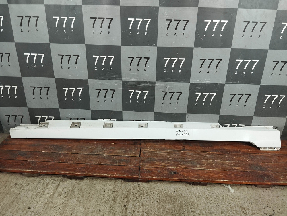 Накладка порога правого Volkswagen Passat B8 14-нв Б/У Оригинал 3G0853858FGRU