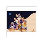 Тетрадь 40 л клетка BRAUBERG обложка SoftTouch, фольга, бежевая бум. 70 г/м2, Совы 403780