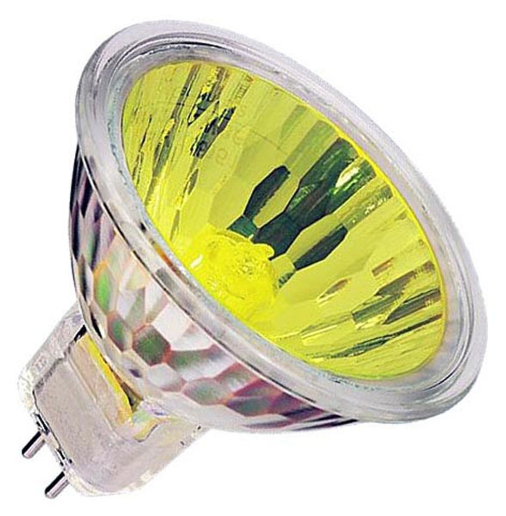 Лампа накаливания галогенная 50W 12V GU4 - цвет в ассортименте