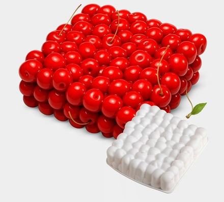 Силиконовая форма для выпечки и муссовых десертов 18,5*18,5см