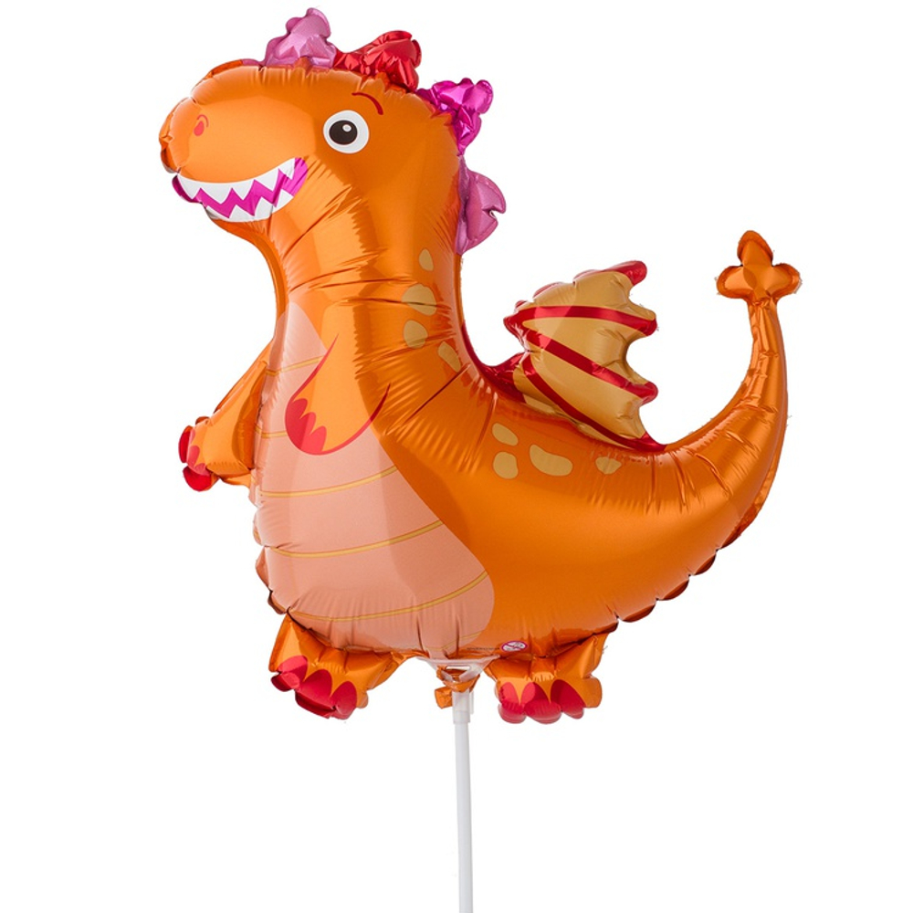 Шар Фольгированный Дракон оранжевый (Оранжевый)