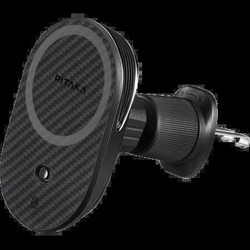 Автомобильный держатель Pitaka MagEZ Car Mount Pro 2 Qi2, Чёрный (CM2402N)
